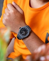 ساعة ربل 3D فايبر اسود