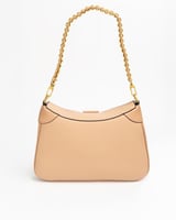 شنطة باللون الوردي فاتح حجم وسط