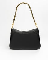 شنطة باللون الاسود حجم وسط