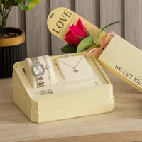 يناسب الطقم ك هدية فاخرة مع تغليف مجاني يواجه