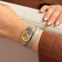 الساعة الجلد النسائية ذات التفاصيل المميزة لإطلالة...