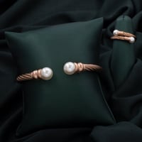 طقم اسوارة وخاتم باللون النحاسي