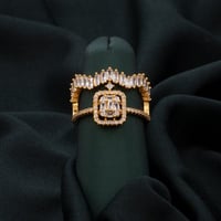 خاتم متعدد المقاسات نسائي كريستال دورين انيق