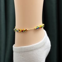 خلخال نسائي باللون الذهبي