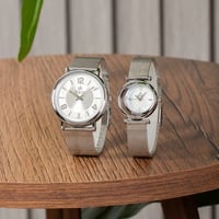 ساعة رجالية ونسائية حصير لامع خفيف بشكل ملفت باللو...