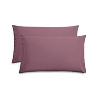 طقم بيت مخدة سادة - 2 قطع - الليلاك