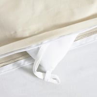 مفرش مزدوج مطرز - 9 قطع - سلسلة لورا - كريمي