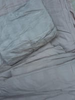 مفارش فندقي قطن مزدوج مع الحشوة القابلة للنزع - 9...