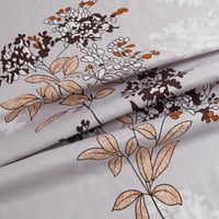 مفرش صيفي مزدوج - 8 قطع - سلسلة سيلين - رمادي فاتح