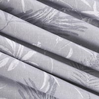 مفرش صيفي مفرد ونص - 4 قطع - سلسلة سيلين - رمادي