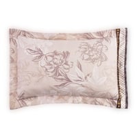 مفرش صيفي مفرد - 4 قطع - سلسلة سيلين - قهوة