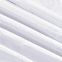 مفرش مزدوج جاكار - 7 قطع - سلسلة إلورا - أبيض