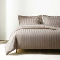 تلبيسة لحاف قطن مزدوج - 240 غرزة - 6 قطع - بني