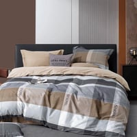 مفارش صيفية قطن مفرد - 5 قطع - سلسلة فيرونيكا - قه...