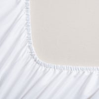 طقم شراشف فندقية مزدوج - 3 قطع - أبيض