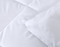 حشوة مفارش مقاس مفرد ونص - أبيض