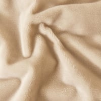 طقم شراشف مخملي ذو وجه واحد مزدوج - 3 قطع - جملي