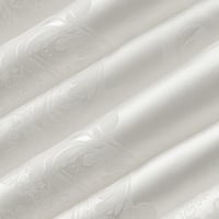 مفرش مزدوج جاكار - 7 قطع - سلسلة إلورا - عاجي