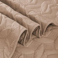 مفرش مضغوط قطن مفرد - 3 قطع - سلسلة ألبيانا - رماد...