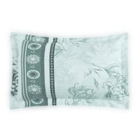 مفرش صيفي مفرد - 4 قطع - سلسلة سيلين - أخضر فاتح