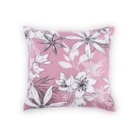 مفرش صيفي مزدوج - 8 قطع - سلسلة سيلين - وردي