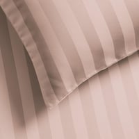 طقم شراشف فندقية مفرد ونص - 3 قطع - رمادي فاتح بنف...