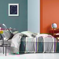 مفارش صيفية قطن مفرد ونص - 4 قطع - سلسلة سيلينا