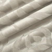 مفرش مفرد ونص مخمل - 5 قطع - سلسلة لامورا - رمادي...