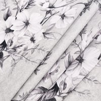 مفرش صيفي مفرد ونص - 4 قطع - سلسلة سيلين - رمادي ف...