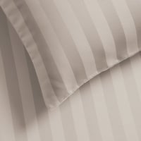 طقم شراشف فندقية مفرد ونص - 3 قطع - رمادي جديد