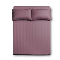 طقم شراشف فندقية مفرد ونص - 3 قطع - الليلاك