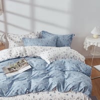 مفارش صيفية قطن مفرد - 5 قطع - سلسلة فيرونيكا - أز...