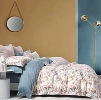 مفارش صيفية قطن مزدوج - 6 قطع - سلسلة فيرونيكا - ر...