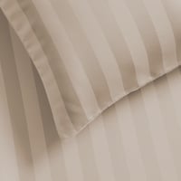 طقم شراشف فندقية مفرد ونص - 3 قطع - لون بيج وسط