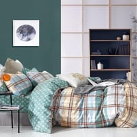 مفارش صيفية قطن مفرد ونص - 4 قطع - سلسلة سيلينا