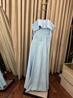 فستان سهره وردي و اصفر و سماوي