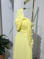 فستان ليموني فستان اصفر