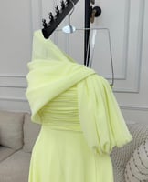 فستان ليموني فستان اصفر