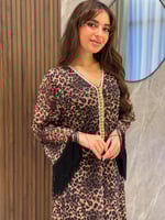 جلابيات للمناسبات نسائية بتصميم نمري