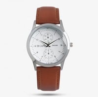 ساعة جلد رجالية ماركة دي كابري 2