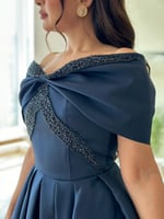 فستان سهرة كحلي