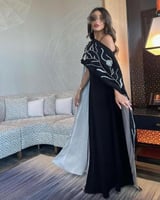 فستان اسود باربي تطريز يدوي