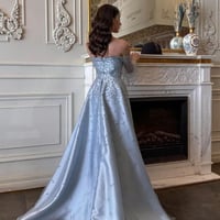 فستان نسائي أقصان الورود