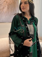 جلابية عسيريه تطريز راقي