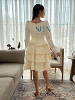 فستان سكري ناعم