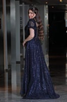 فستان سهرة كحلي فخم