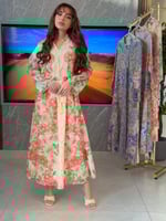 جلابيات نسائيه مشجرة بعدة اللوان