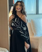 فستان اسود باربي تطريز يدوي