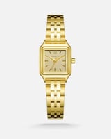 ساعة نسائية مميزه باللون الذهبي -1