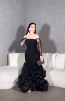 فستان سهرة ناعم